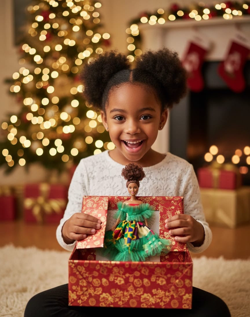 💚 Poupée Vert Prestige – Édition Spéciale Noël